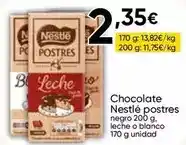 FROIZ Nestlé - chocolate postres oferta