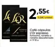 FROIZ L'or - café cápsulas espresso oferta