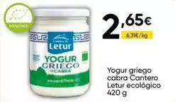 FROIZ Cantero letur - yogur griego cabra oferta