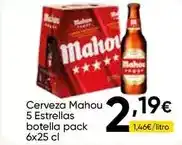 FROIZ Mahou - cerveza 5 estrellas botella oferta