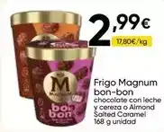 FROIZ Frigo - magnum bon-bon chocolate con leche y cereza o almond salted caramel oferta