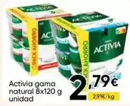 FROIZ Danone - activia gama natural oferta