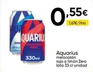 FROIZ Aquarius - melocoton rojo o limon zero lata oferta
