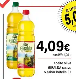 Cash Ifa GIRALDA Aceite oliva suave o sabor botella oferta