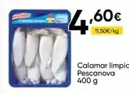 FROIZ Pescanova - calamar limpiac oferta