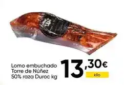 FROIZ Duroc - lomo embuchado torre de núñez 50% raza duroc oferta
