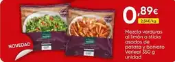 FROIZ Verleal - mezcla verduras al limon o sticks asados o patchetta y boniato oferta