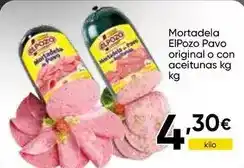 FROIZ Elpozo - mortadela elpozo pavo original o con aceitunas oferta