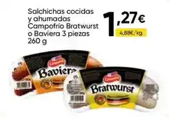 FROIZ Campofrío - salchichas cocidas y ahumadas oferta