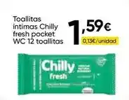 FROIZ Chilly - toallitas intimas fresh pocket wc 12 toallitas oferta
