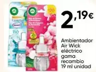 FROIZ Air wick - ambientador electrico gama recambio oferta