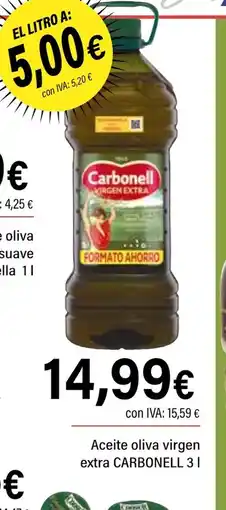Cash Ifa CARBONELL Aceite oliva virgen extra oferta