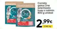 FROIZ Purina one - comida gatos esterilizado buey o salmon oferta