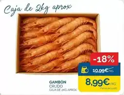 Cash Ecofamilia Gambón crudo oferta
