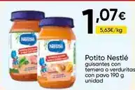 FROIZ Nestlé - potito guisantes con ternera o verduratas con pavo oferta