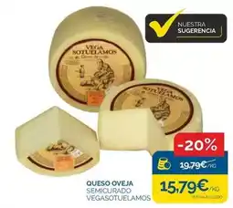 Cash Ecofamilia Vega sotuelamos - queso oveja semicurado oferta
