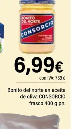 Cash Ifa CONSORCIO Bonito del norte en aceite de oliva frasco oferta