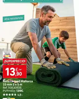 Leroy Merlin Fabricado en españa - folo cêsped mallorca 33mm x 5 m oferta