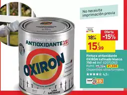 Leroy Merlin Blanco - pintura antioxidante satinado oferta