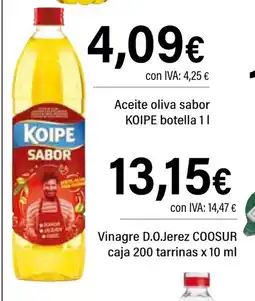 Cash Ifa KOIPE Aceite oliva sabor botella oferta