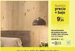 Leroy Merlin Home - revestimiento de madera de pino oferta