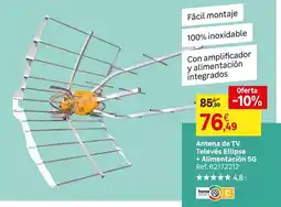 Leroy Merlin Home - antena de tv televese + alimentación 5g oferta
