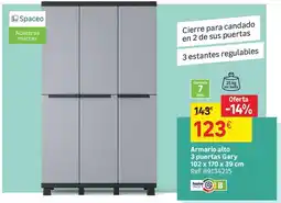 Leroy Merlin Armario alto 3 puertas gary oferta