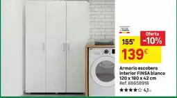 Leroy Merlin Blanco - armario escobero interior oferta