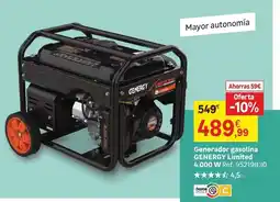 Leroy Merlin Home - generador gasolina linited 4.000 w oferta