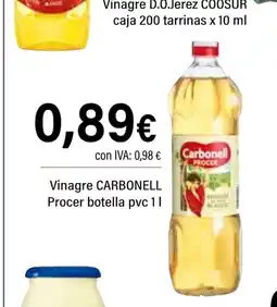 Cash Ifa CARBONELL Vinagre Procer botella pvc oferta