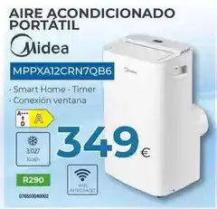 Tien 21 Midea - acondicionado portatil mppxa12crn7qb6 oferta