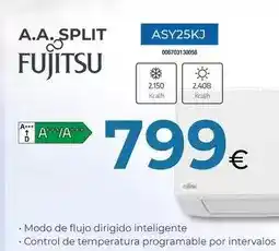 Tien 21 Fujitsu - a.a.split asy25kj 006703130058 oferta