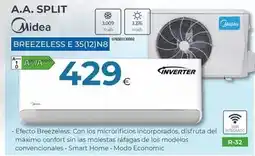 Tien 21 Midea - a.a. split breezeless e 35(12) n8 oferta