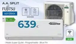 Tien 21 Fujitsu - a.a. split asy35kn oferta
