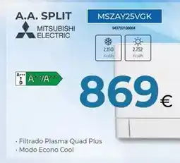 Tien 21 Mitsubishi electric - a.a. split oferta