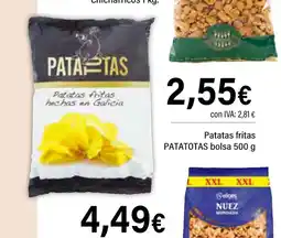 Cash Ifa PATATOTAS Patatas fritas oferta