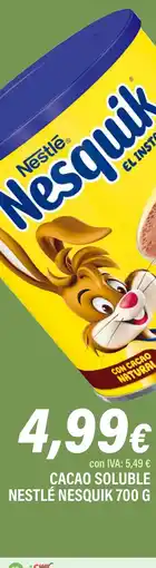 Cash Ifa NESQUIK Cacao soluble nestlé oferta