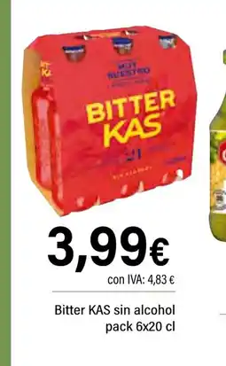 Cash Ifa KAS Bitter sin alcohol oferta