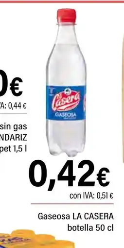 Cash Ifa LA CASERA Gaseosa oferta