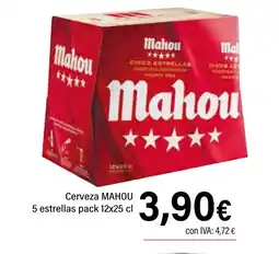 Cash Ifa MAHOU Cerveza 5 estrellas oferta