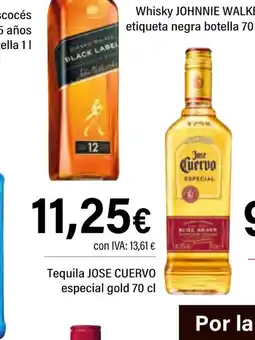 Cash Ifa JOSE CUERVO Tequila especial gold oferta