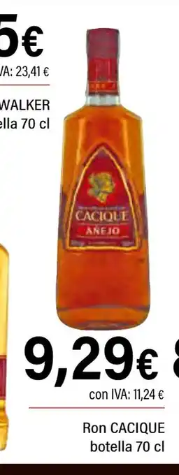 Cash Ifa CACIQUE Ron botella oferta
