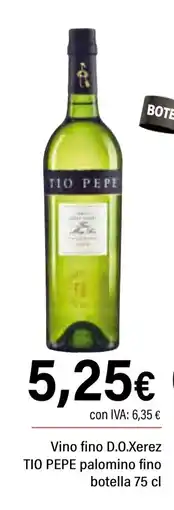 Cash Ifa TIO PEPE Vino fino D.O.Xerez palomino fino oferta