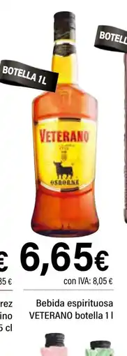 Cash Ifa VETERANO Bebida espirituosa botella oferta