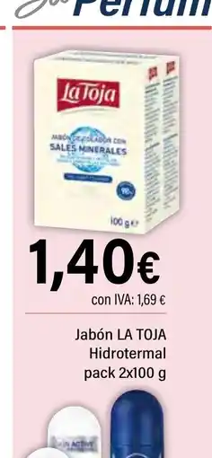 Cash Ifa LA TOJA Jabón Hidrotermal oferta