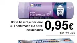 Cash Ifa IFA SABE Bolsa basura autocierre oferta