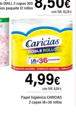 Cash Ifa CARICIAS Papel higiénico oferta