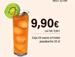 Cash Ifa Caja 24 vasos n/t tubo pasabache oferta