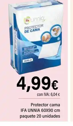 Cash Ifa IFA UNNIA Protector cama oferta