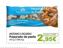Hiper Usera ANTONIO Y RICARDO Preparado de paella oferta